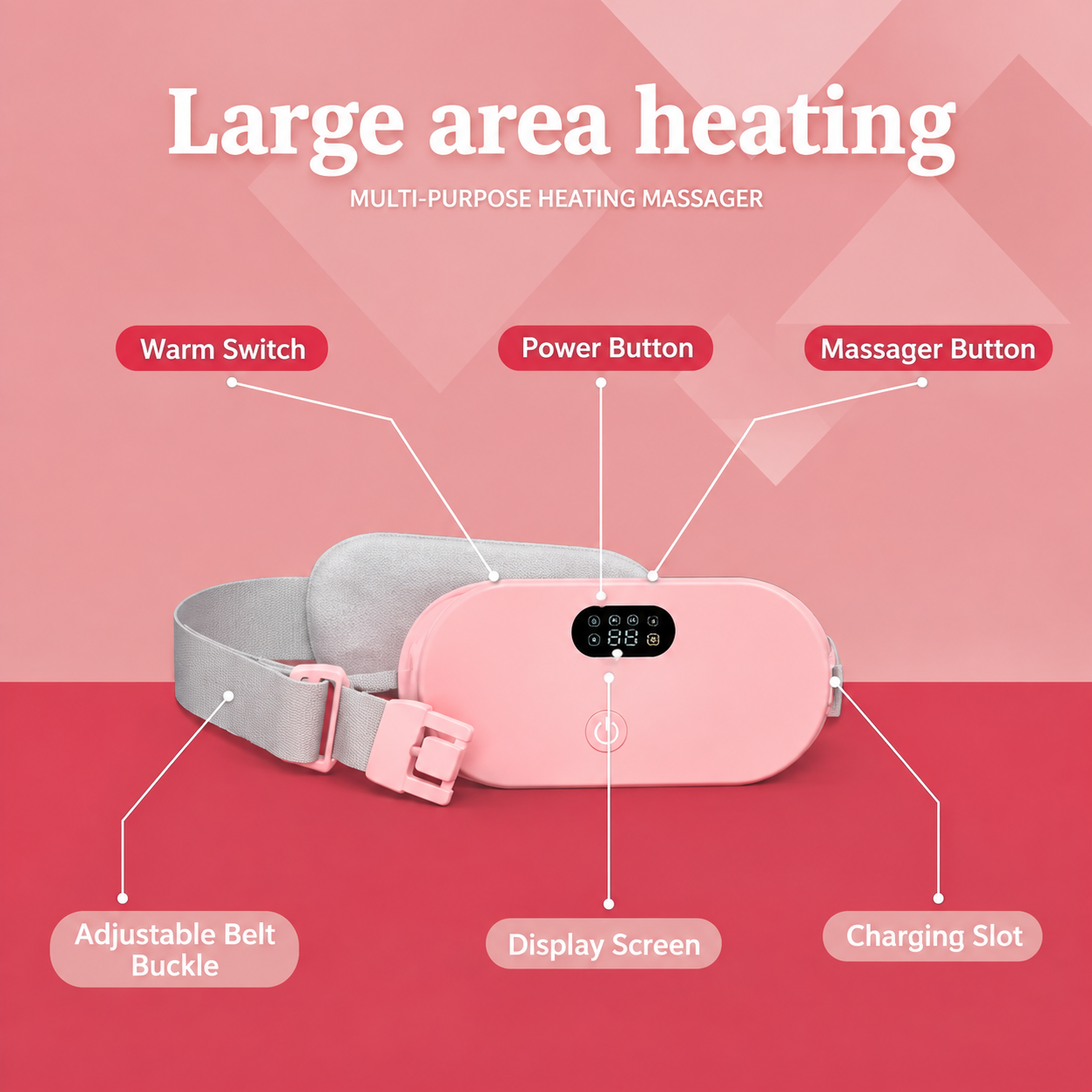 MySparsh™- crampease Heat & Massage Comfort Belt